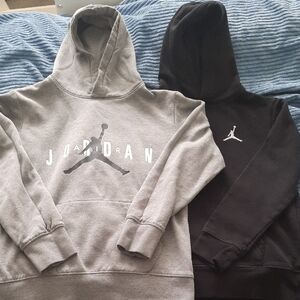 Jordan Gray and Black Hoodies boys L